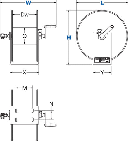 Wall Mount Hose and Reel Upgrade Kit