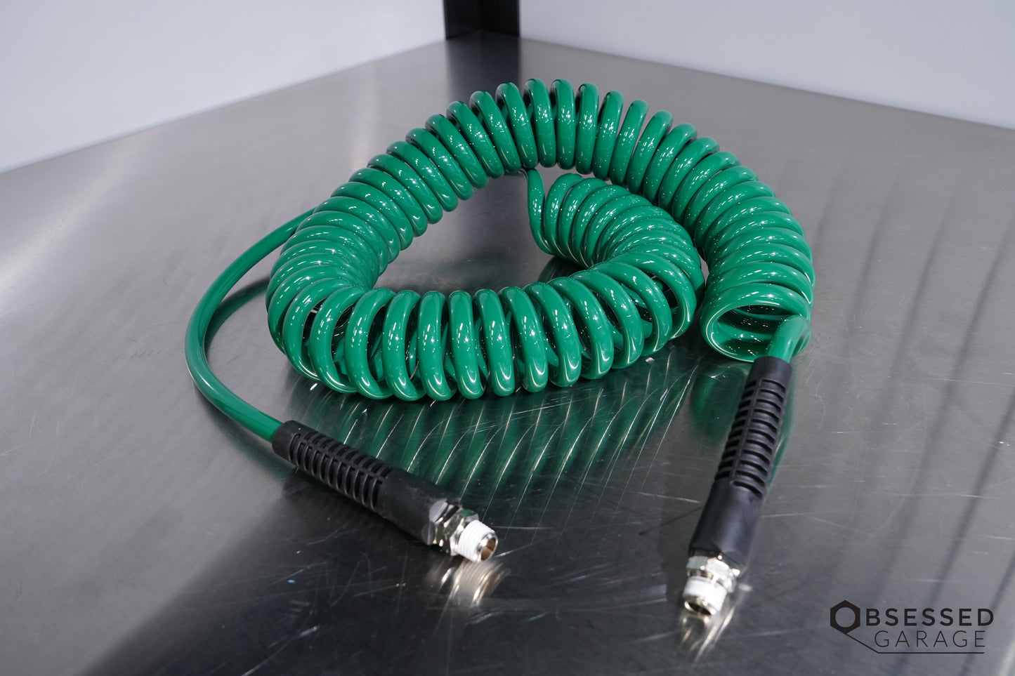 Prevost Spiral Hose w/ Fixed and Rotating 1/4" NPT (Male) Fittings