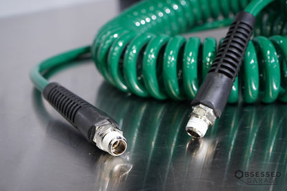 Prevost Spiral Hose w/ Fixed and Rotating 1/4" NPT (Male) Fittings