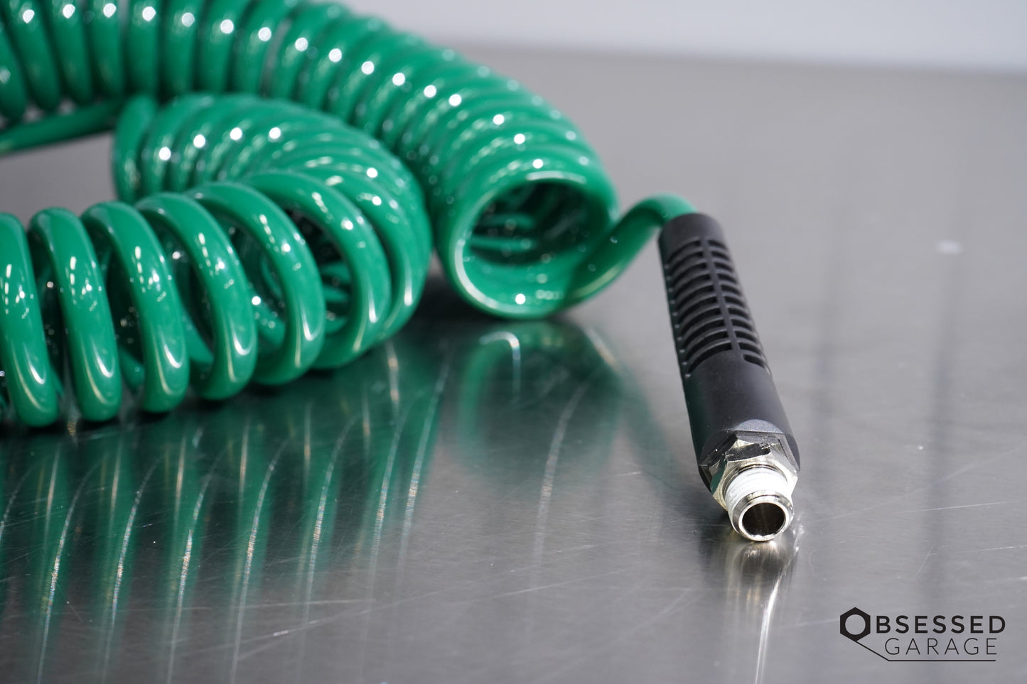 Prevost Spiral Hose w/ Fixed and Rotating 1/4" NPT (Male) Fittings