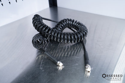 Prevost Spiral Hose w/ Fixed and Rotating 1/4" NPT (Male) Fittings