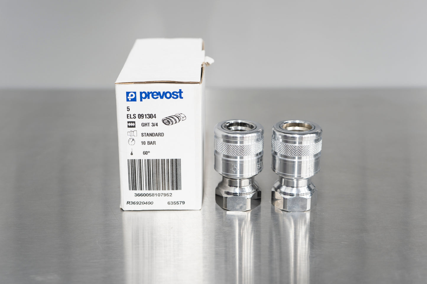 Prevost Chrome Plated Garden Hose 3/4” Female Quick Disconnect Coupler