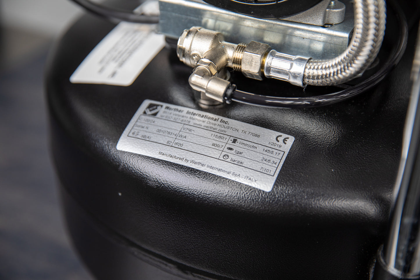 Werther PC 120/24 Quiet Wobble Piston Air Compressor