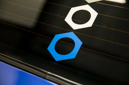 Die-Cut Vinyl Hex Logo Decal