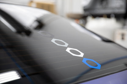 Die-Cut Vinyl Hex Logo Decal