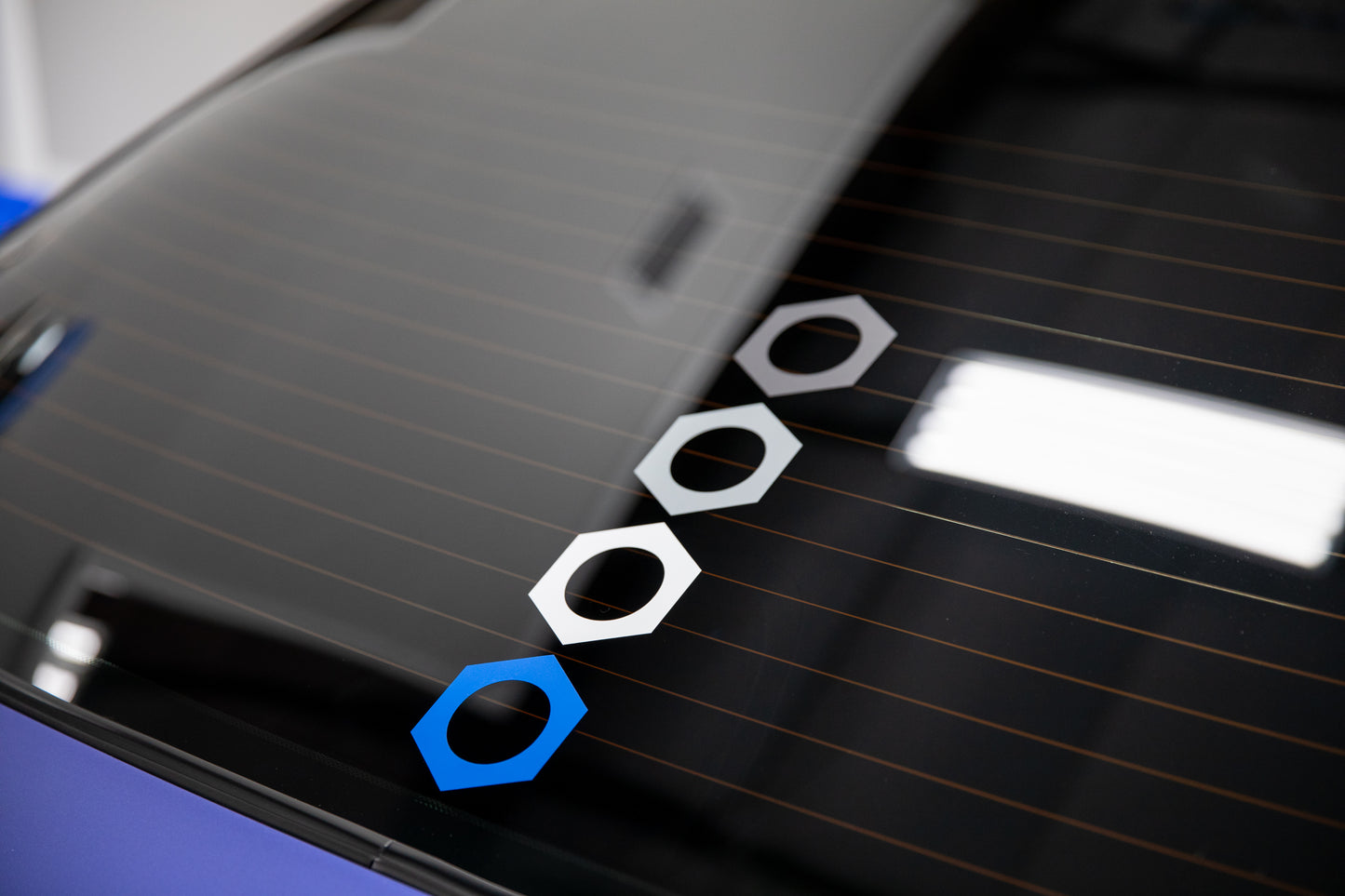 Die-Cut Vinyl Hex Logo Decal