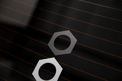 Die-Cut Vinyl Hex Logo Decal