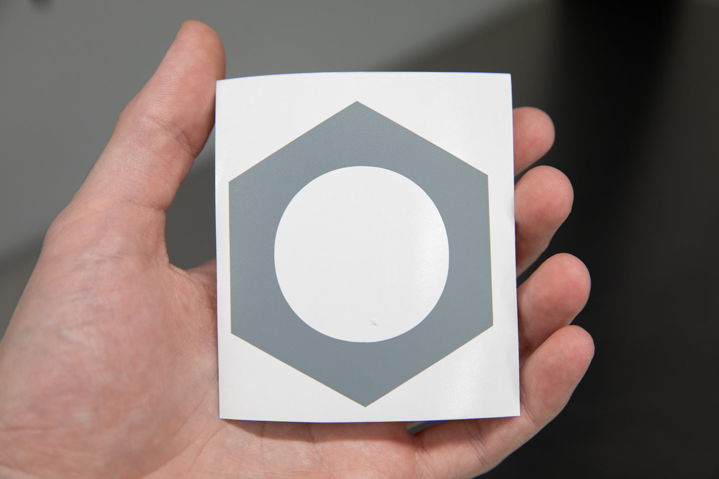 Die-Cut Vinyl Hex Logo Decal