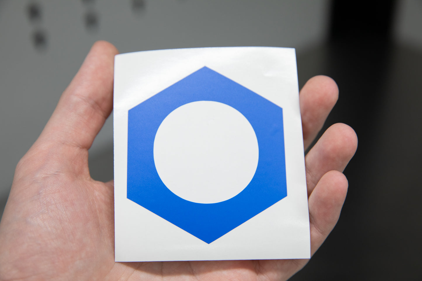 Die-Cut Vinyl Hex Logo Decal