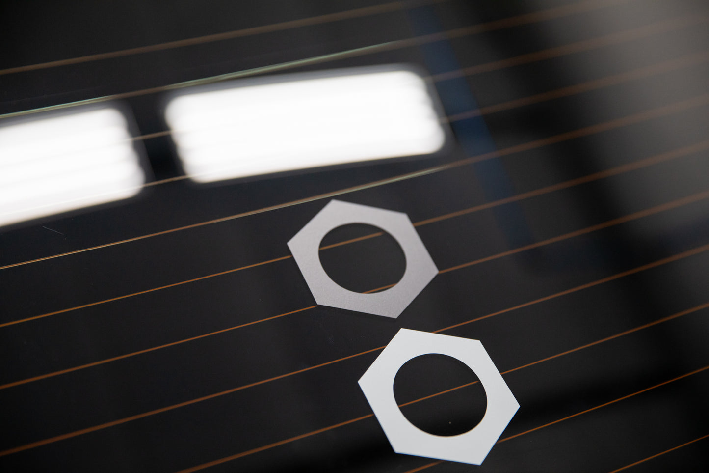 Die-Cut Vinyl Hex Logo Decal