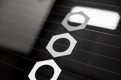 Die-Cut Vinyl Hex Logo Decal