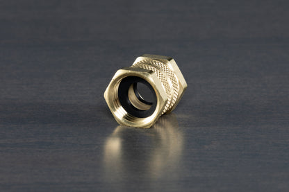 Brass 3/4" Female GHT to 3/4" Female GHT