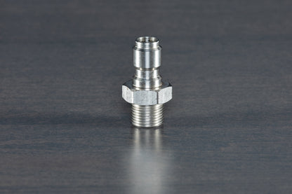 Mosmatic T304 SS 1/4" Male QD Plug