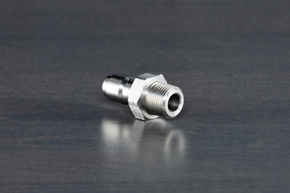 Mosmatic T304 SS 1/4" Male QD Plug