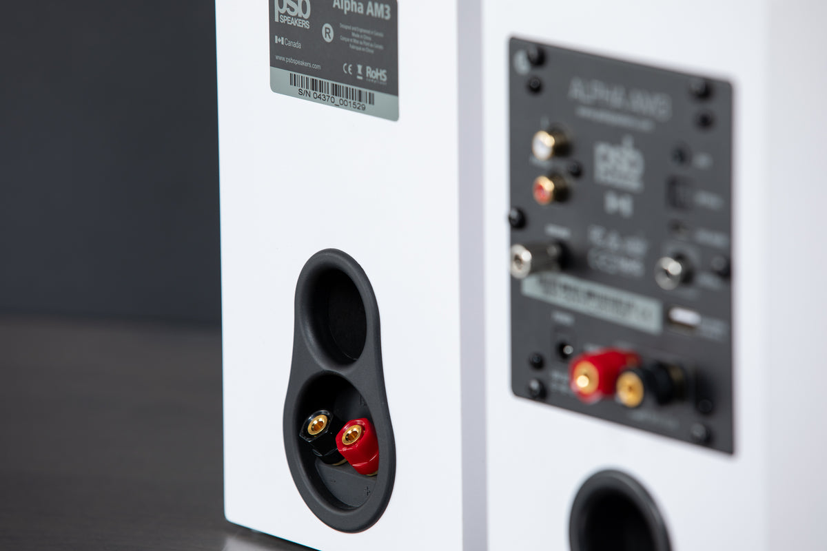 PSB Alpha AM3/AM5 Powered Bookshelf Speakers