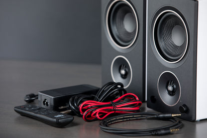 PSB Alpha AM3/AM5 Powered Bookshelf Speakers