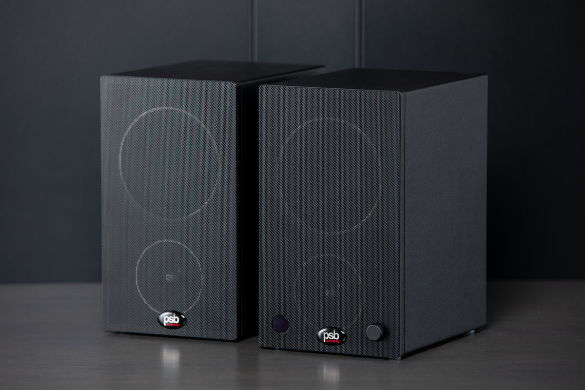 PSB Alpha AM3/AM5 Powered Bookshelf Speakers