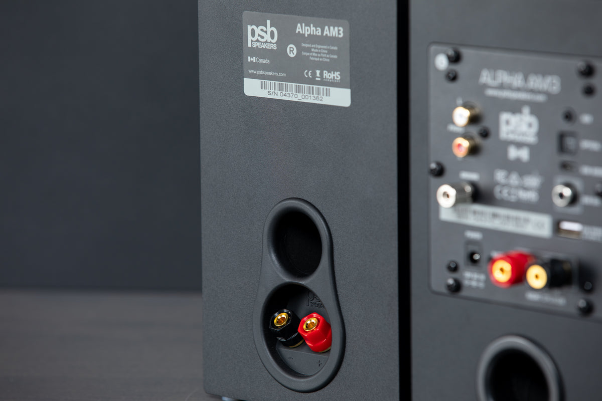 PSB Alpha AM3/AM5 Powered Bookshelf Speakers