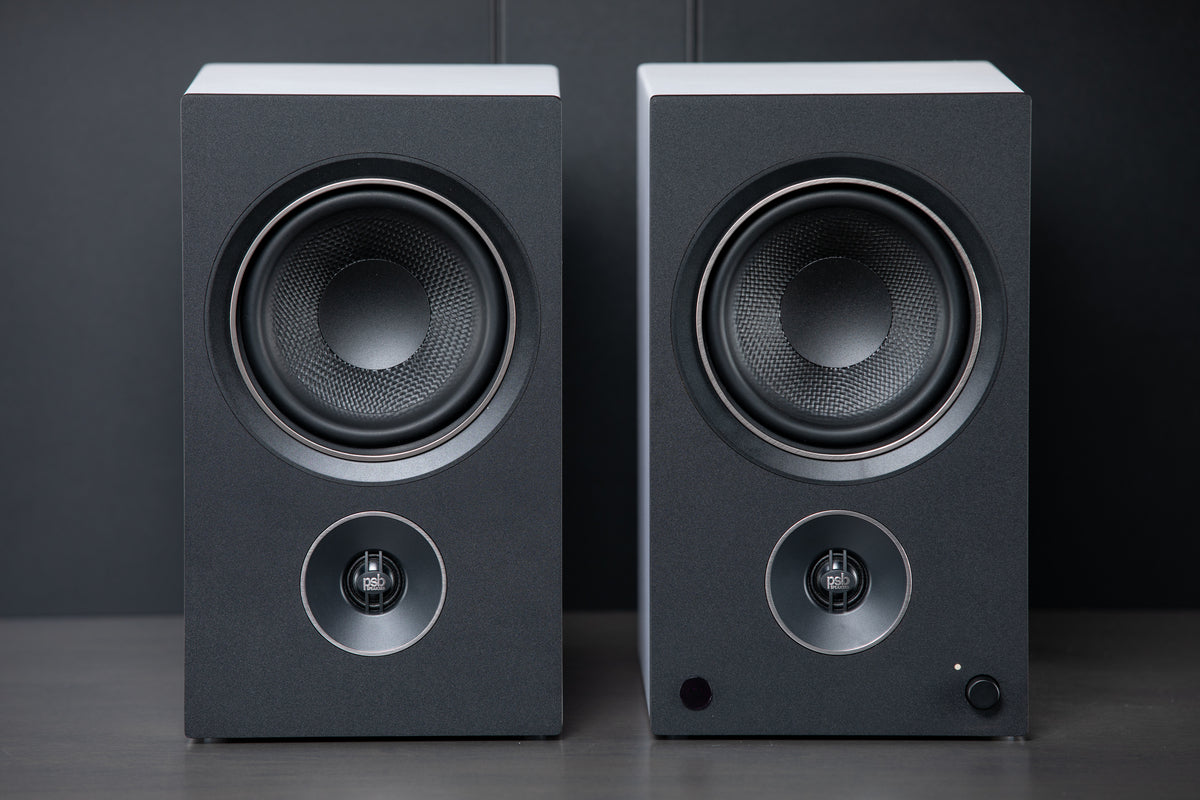 PSB Alpha AM3/AM5 Powered Bookshelf Speakers