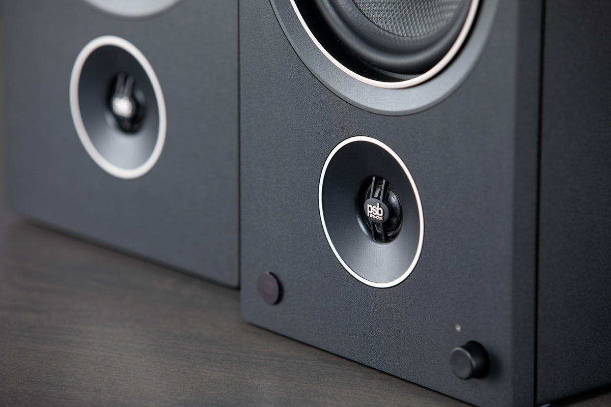 PSB Alpha AM3/AM5 Powered Bookshelf Speakers