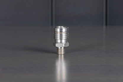 Mosmatic T304 SS 1/4" Male QD Coupler