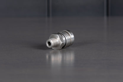 Mosmatic T304 SS 1/4" Male QD Coupler