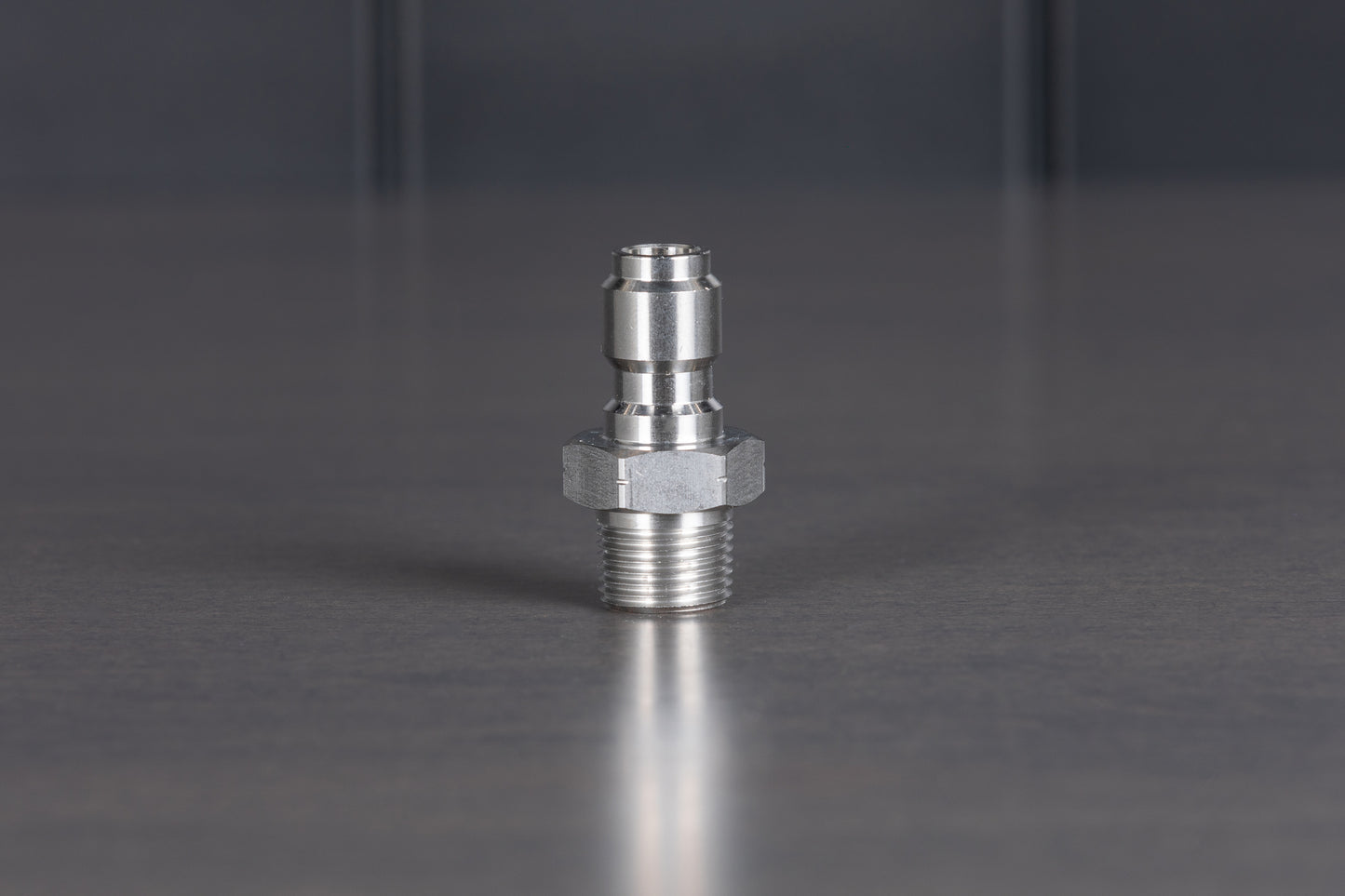 Mosmatic T304 SS 3/8" Male QD Plug