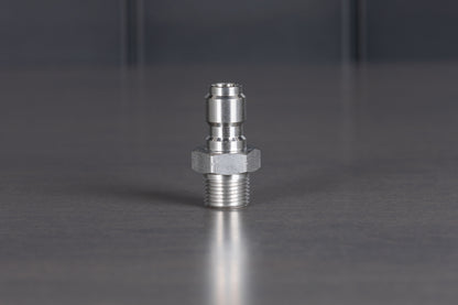 Mosmatic T304 SS 3/8" Male QD Plug