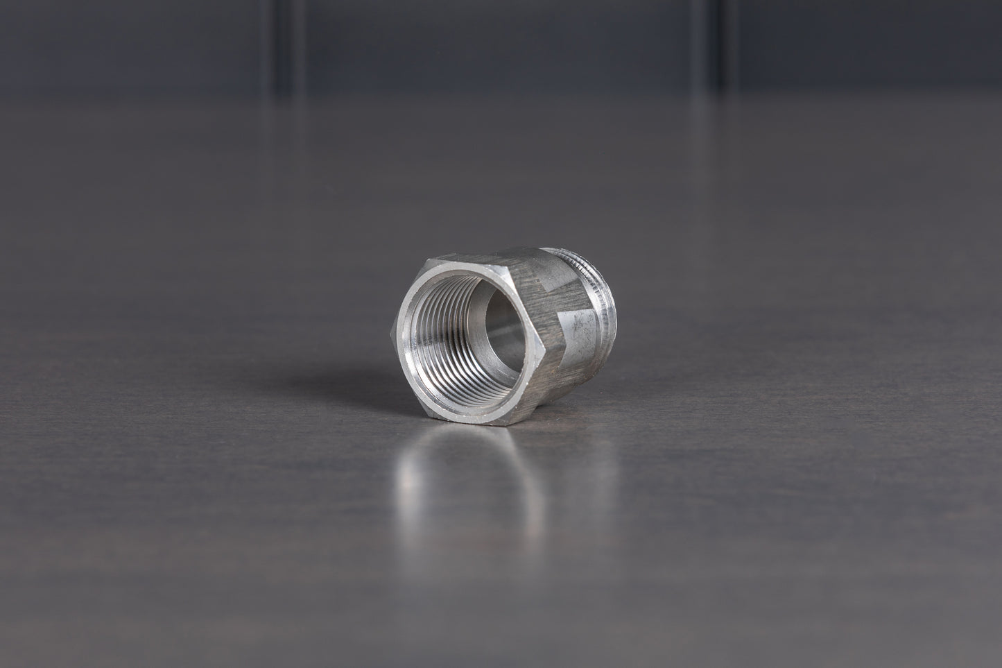 Stainless Steel 3/4" Female NPT to 3/4" Male GHT