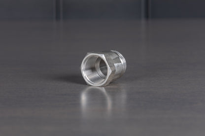 Stainless Steel 3/4" Female NPT to 3/4" Male GHT