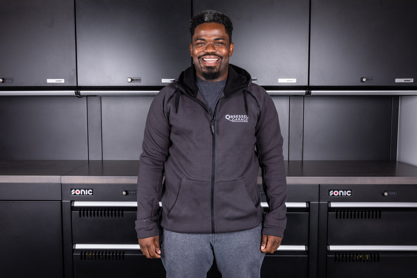 Obsessed Garage Reflex Zip-Up Hoodie
