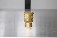 Brass M22 Male (14mm) to 3/8" QD Coupler