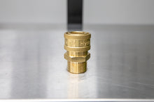M22 (15mm) Male to 3/8" Brass Coupler