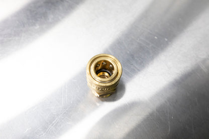 Brass M22 Male (14mm) to 3/8" QD Coupler