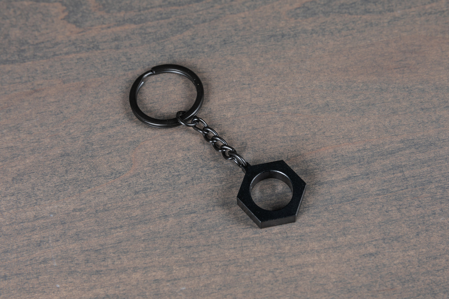 Aluminum Hex Keychain
