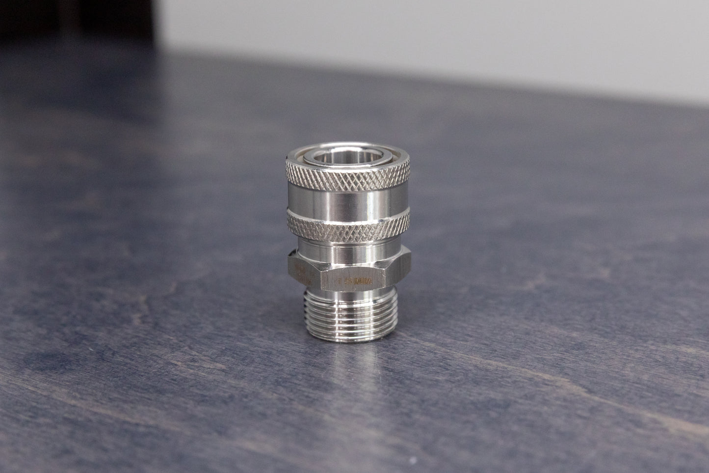 Stainless Steel M22 Male (15mm) to 3/8" QD Coupler