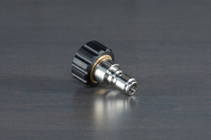 Stainless Steel M22 Female (14mm) to 3/8" QD Plug