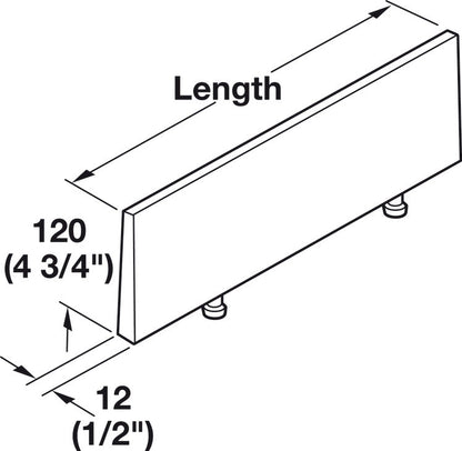 Hafele Divider For Fineline Baseplate