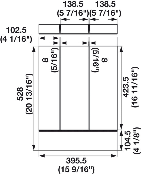 Hafele Fineline Multipurpose Insert