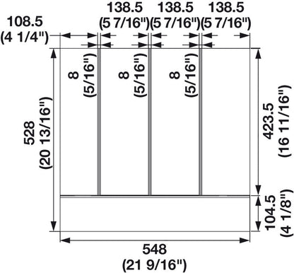 Hafele Fineline Multipurpose Insert