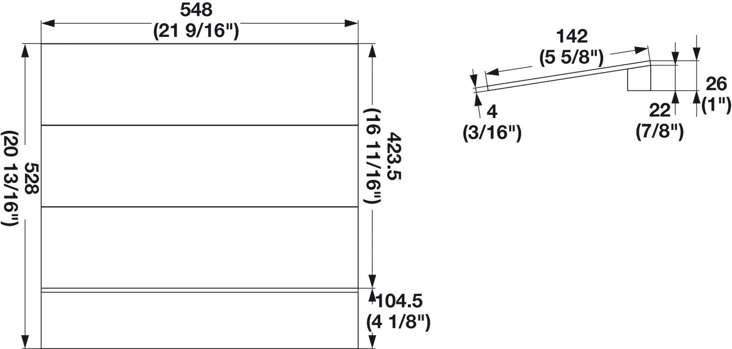 Hafele Fineline Stepped Spice Holder