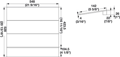 Hafele Fineline Stepped Spice Holder
