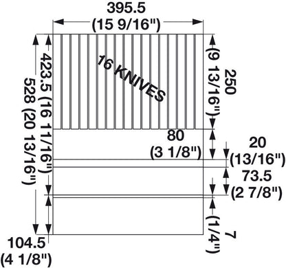Hafele Fineline Knife Holder Insert