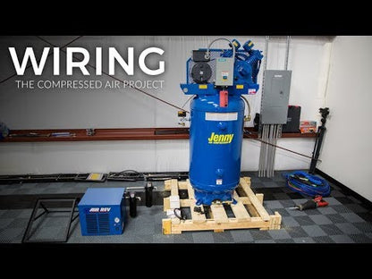 Jenny J5A-60 5HP 60 Gallon Single Stage Air Compressor