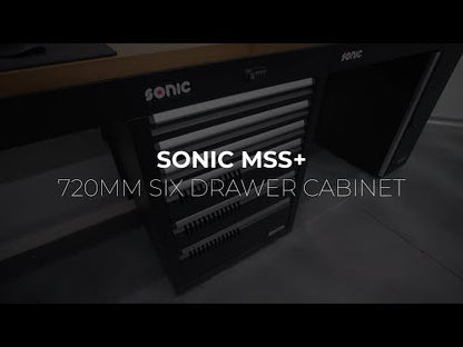 Sonic Tools MSS+ 720 Series Drawer Cabinet, 6 Drawers